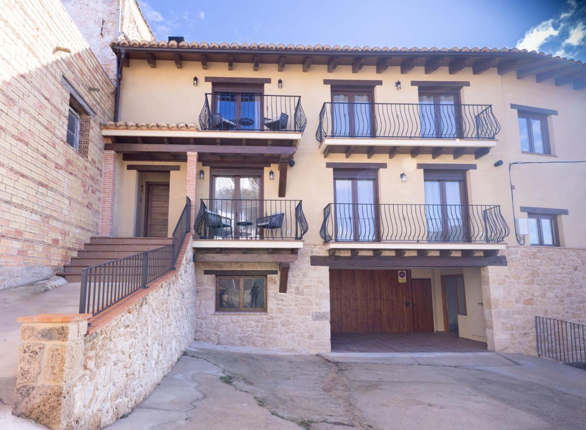 El Sueno Del Buho 3. Chimenea Y Terraza. Beceite Exterior foto