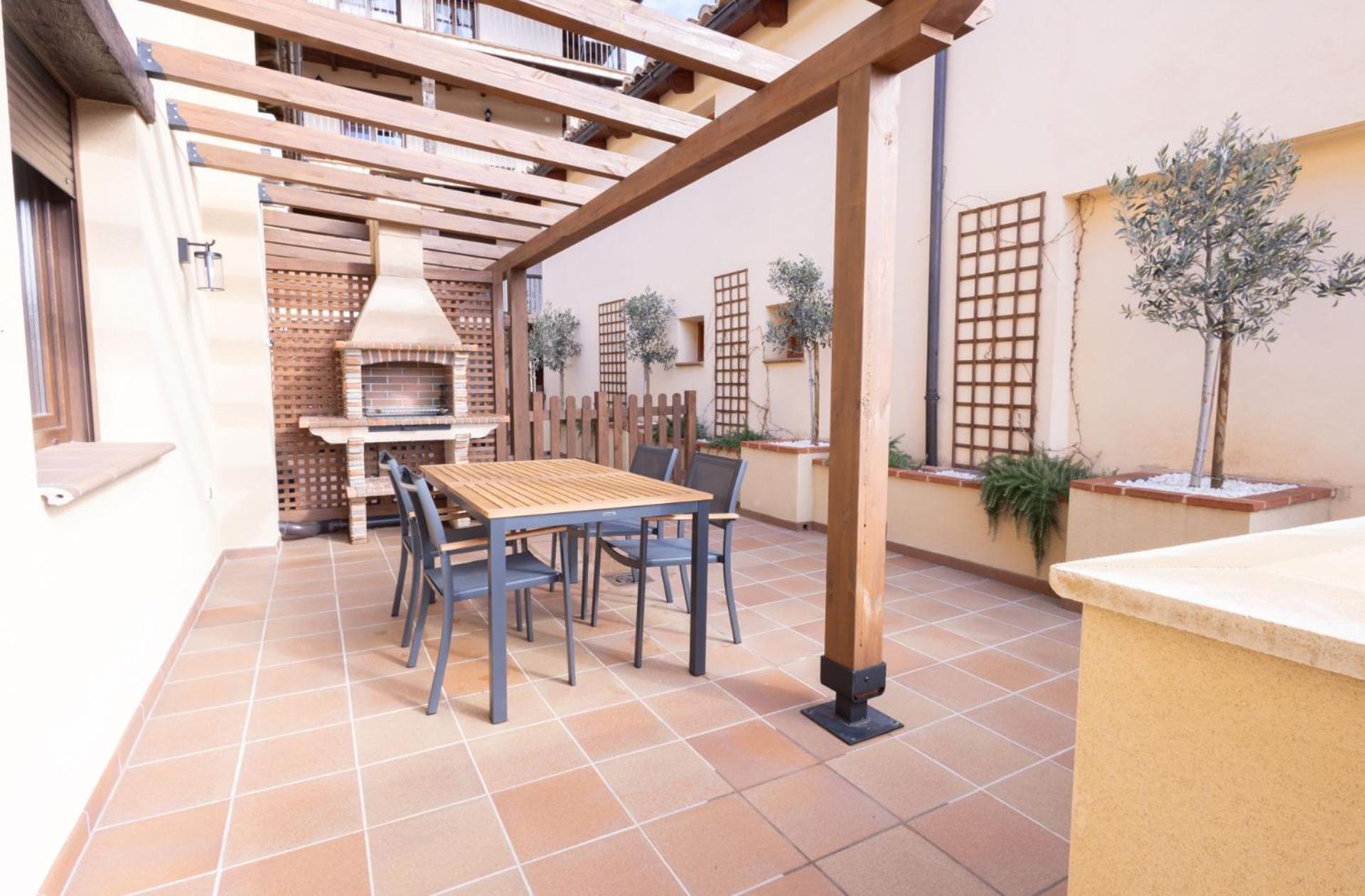 El Sueno Del Buho 3. Chimenea Y Terraza. Beceite Exterior foto